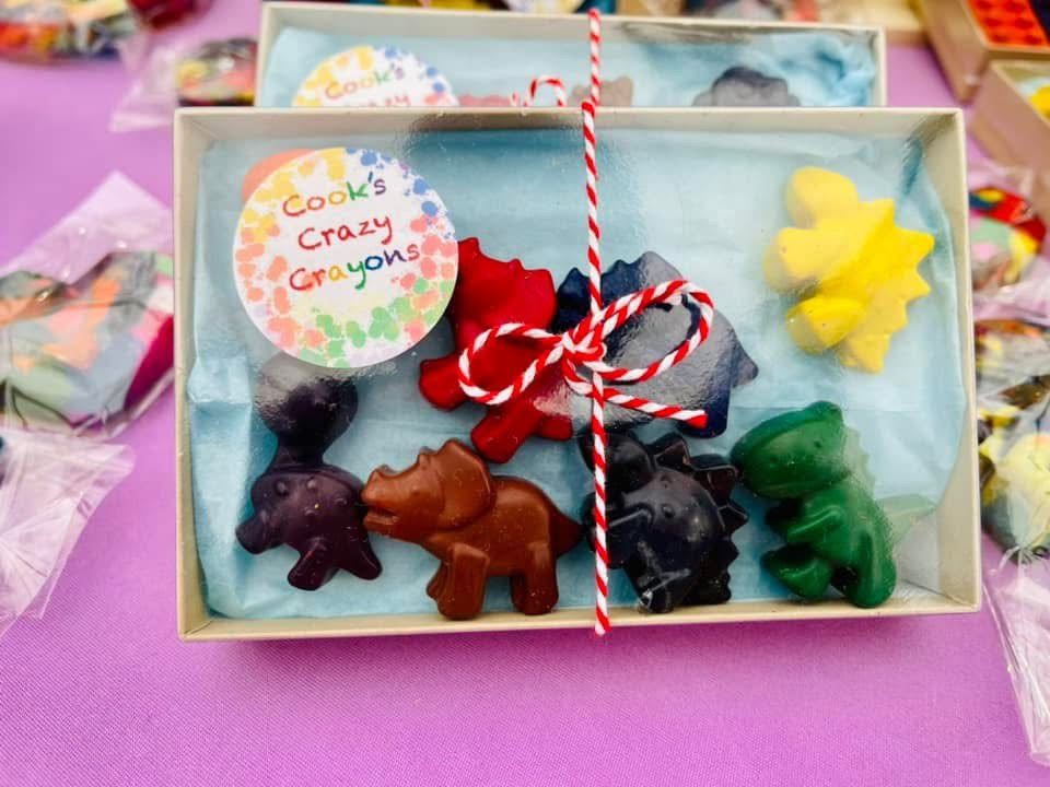 Dinosaur Crayons